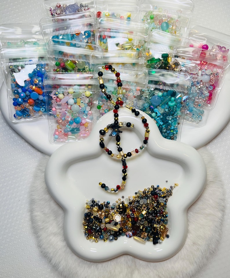 DIY Kit, 15g Mystery, Sample Bags: Surprise Variety Of Beads Bags for DIY Jewelry Making, Earrings, Charms, Necklaces image 6