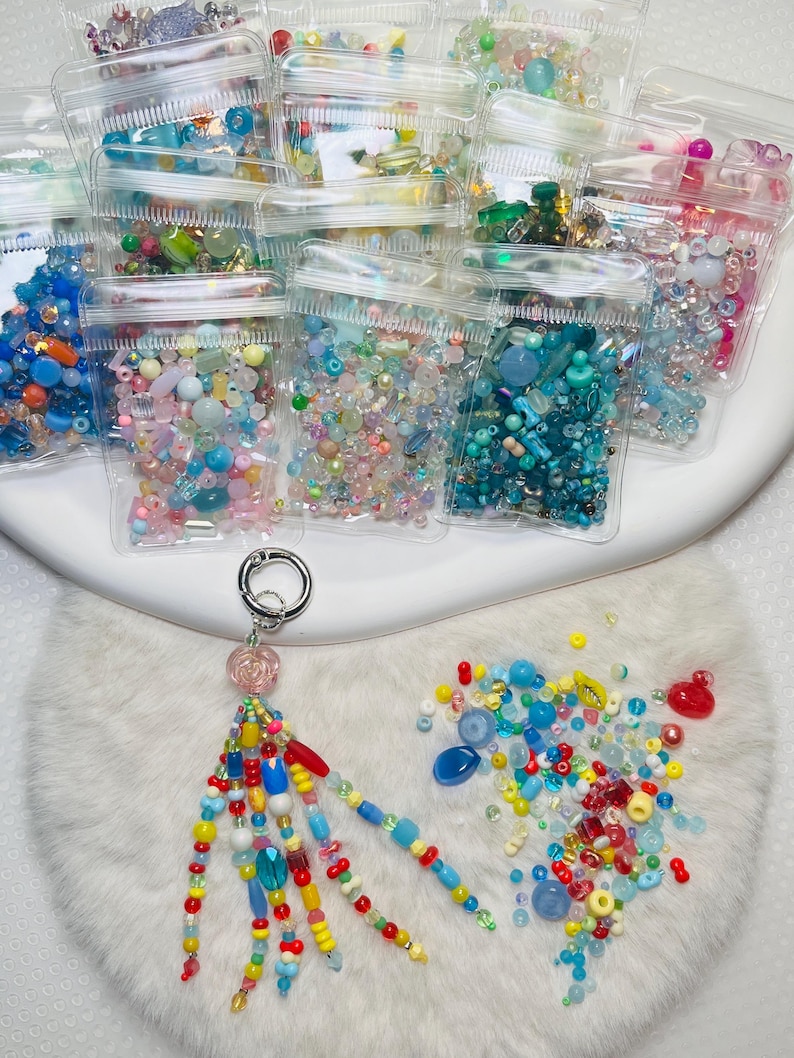 DIY Kit, 15g Mystery, Sample Bags: Surprise Variety Of Beads Bags for DIY Jewelry Making, Earrings, Charms, Necklaces image 9