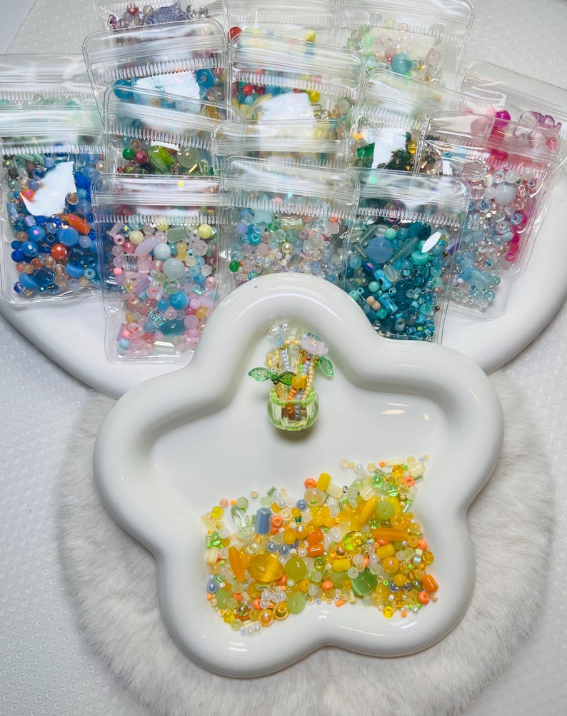 DIY Kit, 15g Mystery, Sample Bags: Surprise Variety Of Beads Bags for DIY Jewelry Making, Earrings, Charms, Necklaces image 3