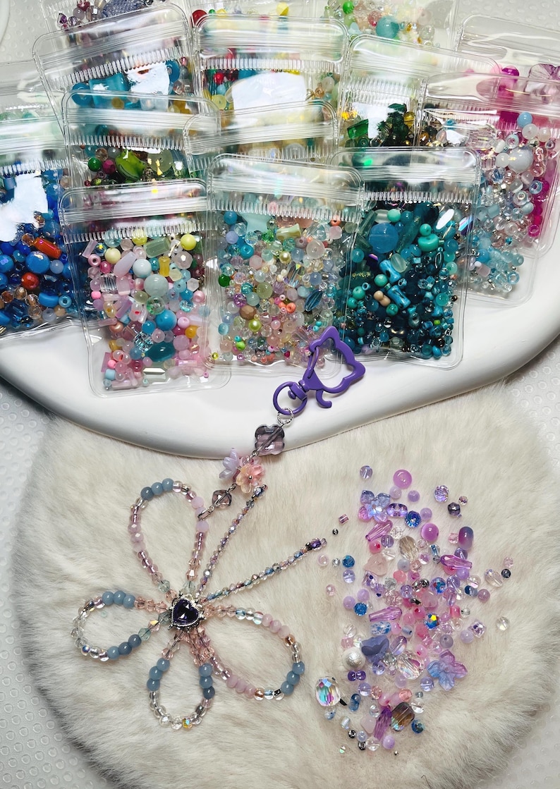 DIY Kit, 15g Mystery, Sample Bags: Surprise Variety Of Beads Bags for DIY Jewelry Making, Earrings, Charms, Necklaces image 4