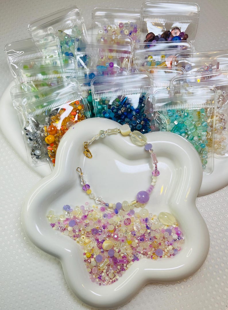 DIY Kit, 15g Mystery, Sample Bags: Surprise Variety Of Beads Bags for DIY Jewelry Making, Earrings, Charms, Necklaces image 12