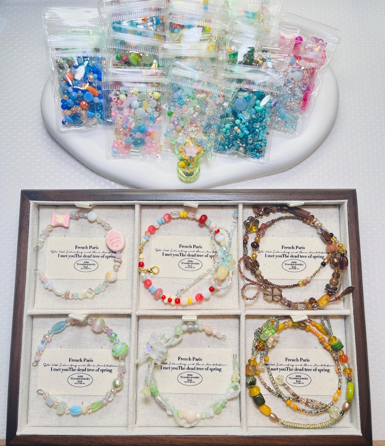 DIY Kit, 15g Mystery, Sample Bags: Surprise Variety Of Beads Bags for DIY Jewelry Making, Earrings, Charms, Necklaces image 15