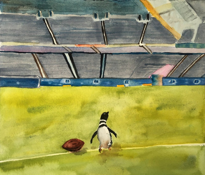 Penguin at the Stadium - Where are my Seats? Penguin at the Stadium - Where are my Seats?