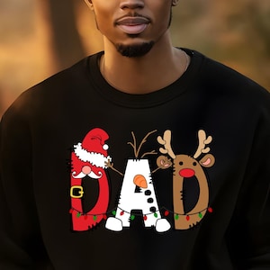 Paquete navideño PNG, mamá/mamá Png, papá/papá/abuelo Png, Gigi Png, Feliz Navidad PNG, camisetas familiares navideñas/letra garabato