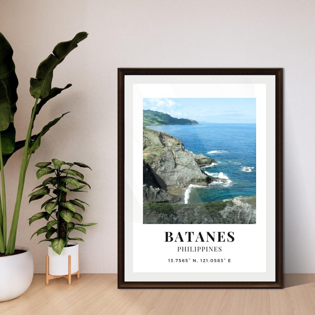 Batanes Philippines Travel Poster, Batanes Prints, Scenic Landscape ...