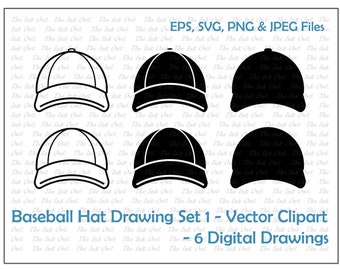 Download Baseball Hat Cap Svg Etsy