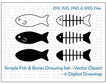 Download Fish Outline Etsy