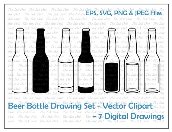 Hand holding a beer bottle design element | free image by rawpixel.com /  Tvzsu | Beer bottle design, Beer drawing, Beer bottle drawing