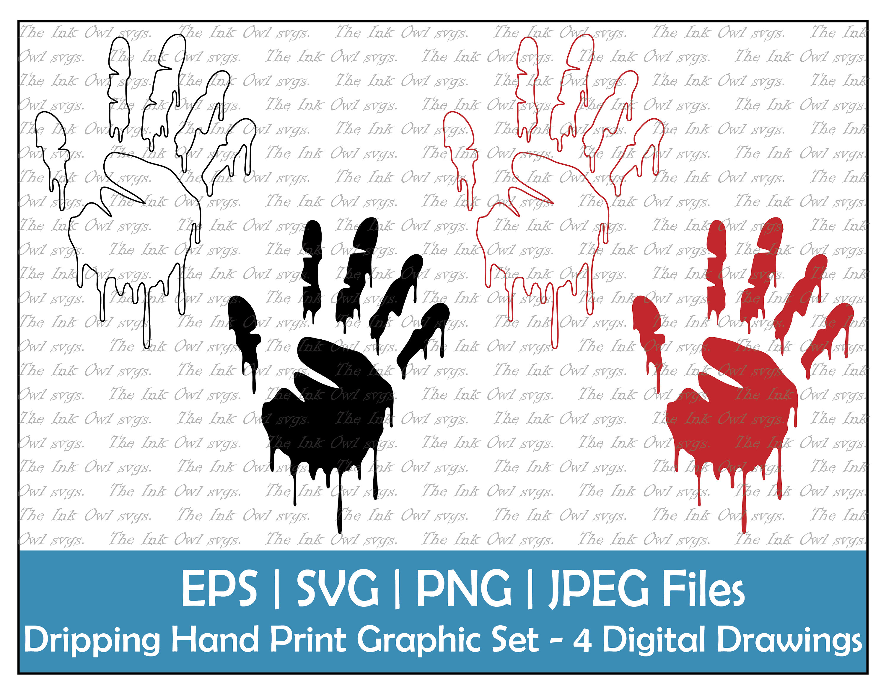 hand print outline