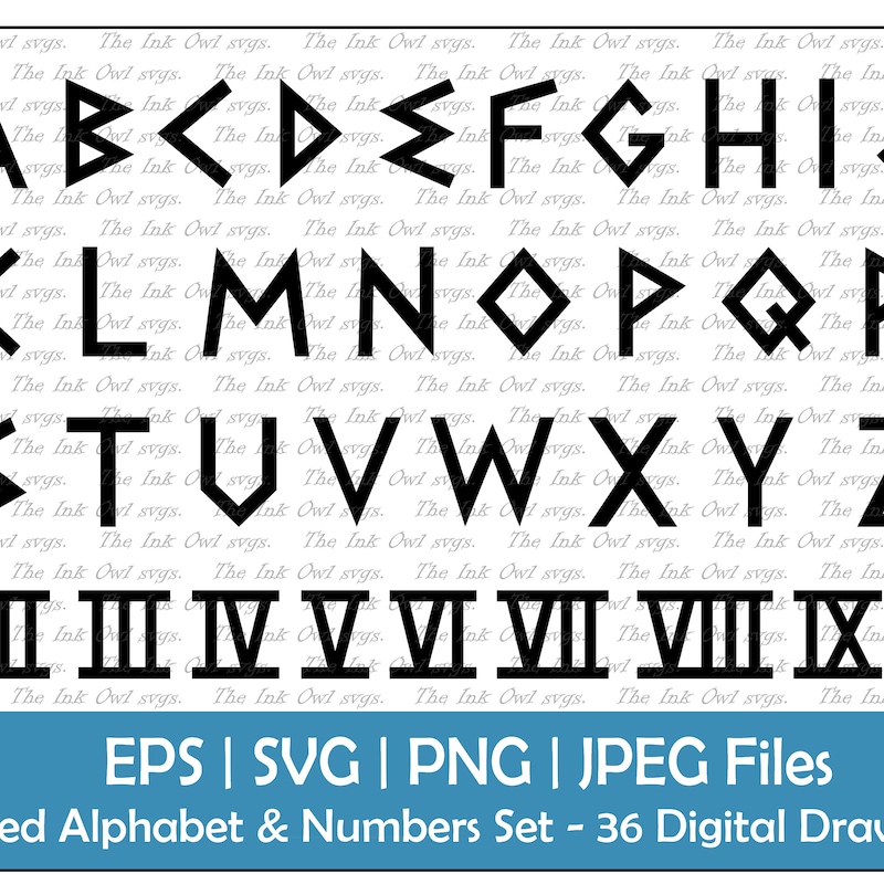 Greek Text Font - Etsy