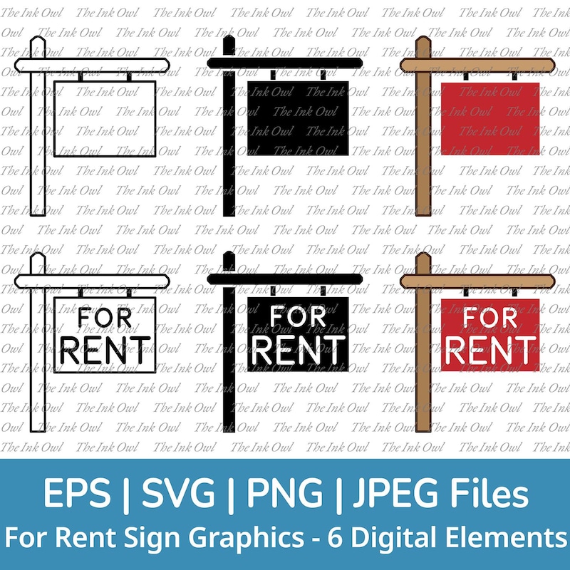 Hanging Rent Signs For Rent Sign - Etsy