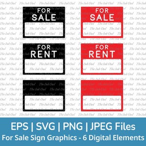 Zu Rent For Sale Schild, Clipart, PNG, JPG, SVG, Eps