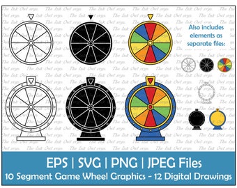 Game Board Spinner  Diy spinner wheel, Clip art, Diy games