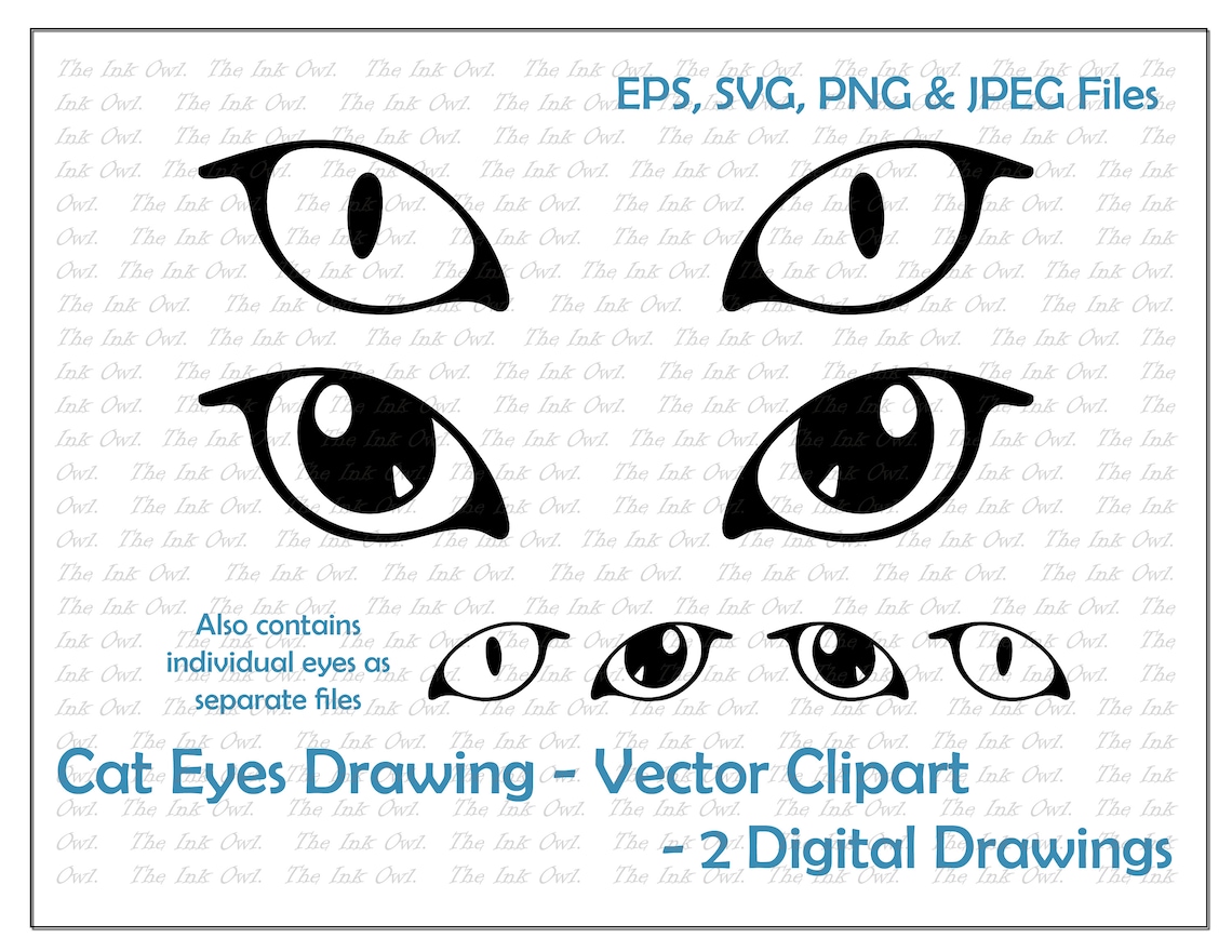 Cat Eye Template Printable Cat Eye Template Printable