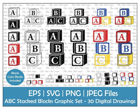Vector Illustration Of ABC Stickers Royalty Free SVG, Cliparts