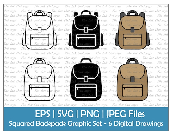 Cartoon school bag illustration on Craiyon