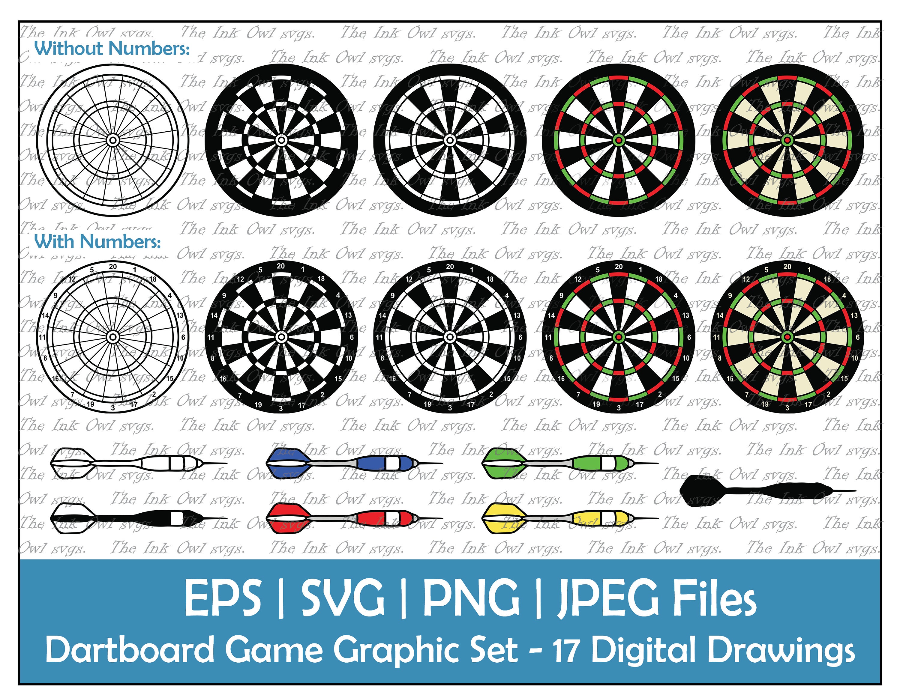 Dartboard Dimensions & Drawings