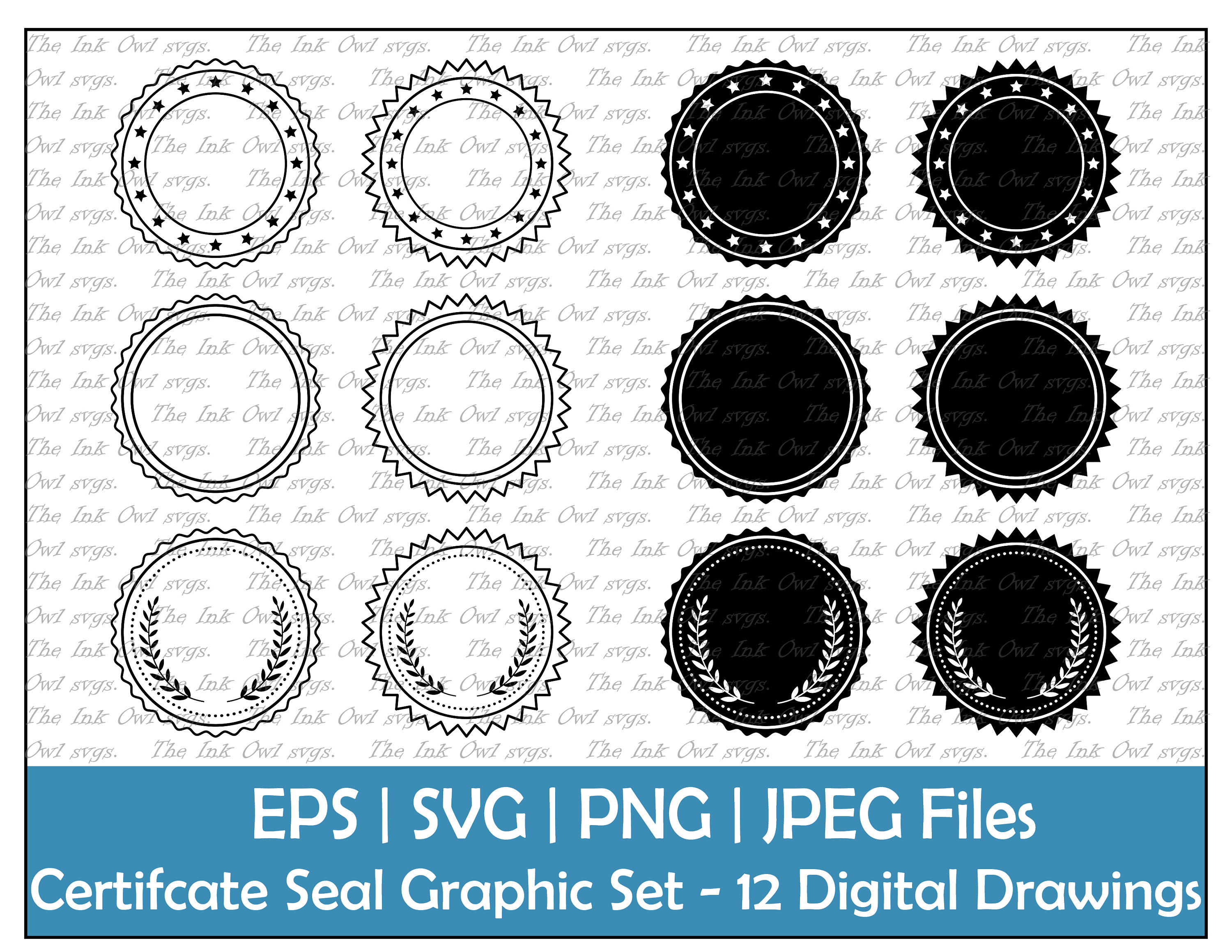 blank seal template