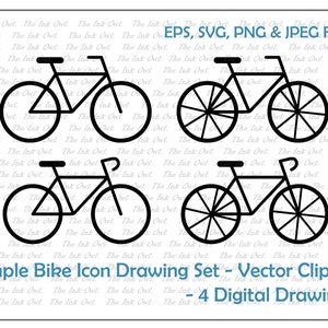 Bike Drawing » How to draw an Bike Step by Step