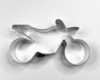 DIRT BIKE Metal Cookie cutter  about 4 inches long