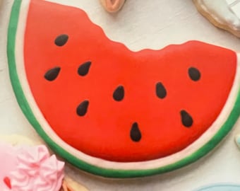 WATERMELON SLICE Metal Cookie Cutter 4.25 inches