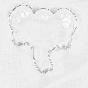 Large ELEPHANT HEAD Cookie Cutter 3.75 inches