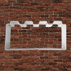 BUILDING BLOCK metal cookie cutter 4 inches