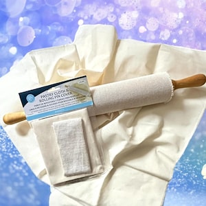 Pastry Cloth and Rolling Pin Cover Set