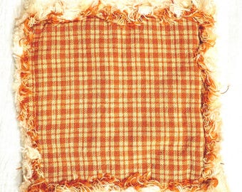 RAG QUILT SCENTED Fabric Cloth Coasters Set/4