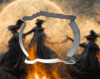 CAULDRON...POT of GOLD Metal Cookie Cutter 3.5 inches