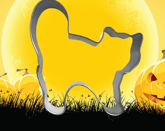 Halloween Black Cat Cookie Cutter 3.5 inches