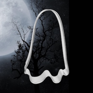 GHOST  HALLOWEEN Metal Cookie Cutter about 3.5 inches tall