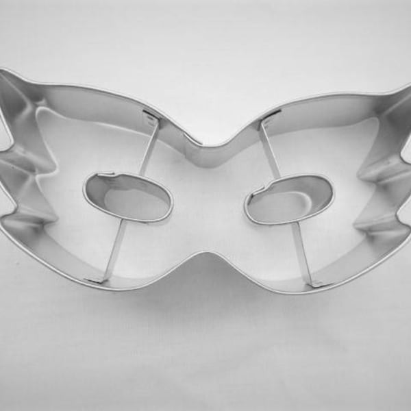 MARDI GRAS MASK Metal Cookie Cutter 4 inches