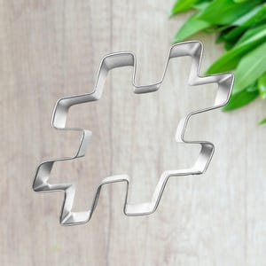 HASH TAG cookie cutter 4 inches