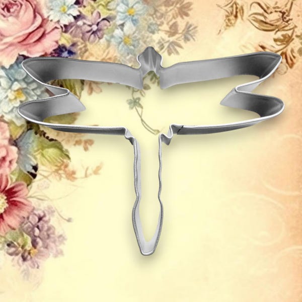 DRAGONFLY Metal Cookie Cutter 4 inches