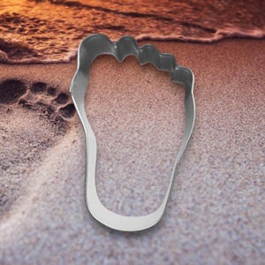 FOOT Metal Cookie Cutter 3.5 inches