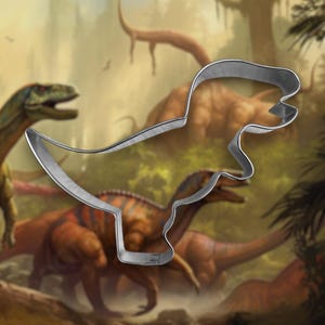 TYRANNOSAURUS REX Metal Cookie Cutter  about 4.75 inches AC