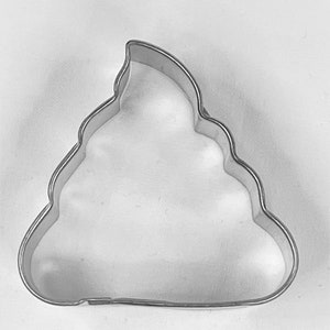Mini Poo Emoji Cookie Cutter: 1.75-inch Metal
