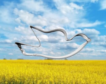 DOVE    FLYING BIRD Metal Cookie Cutter  about 5 inches