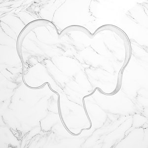 Large ELEPHANT HEAD Cookie Cutter 3.75 inches