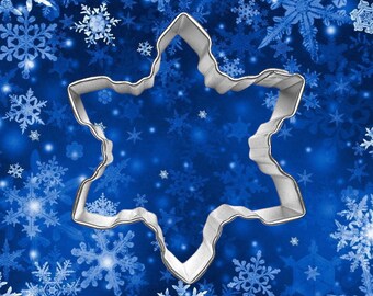 SNOWFLAKE Metal Cookie Cutter   about 3 inches   (1112)