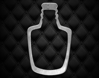 LIQUOR BOTTLE  metal cookie cutter   about 4 inches   AC