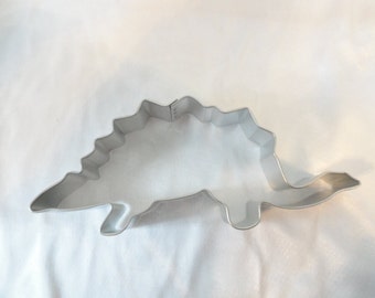 STEGOSAURUS Metal Cookie Cutter about 6 inches long