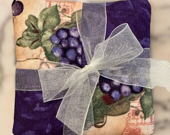 Scented coasters  cloth  fabric set/4