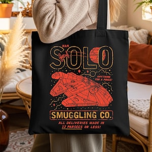 Han Solo Smuggling Tote Bag, Galaxy's Edge Bag, Disneyland Trip Tote Bag, Star Wars Fan Gift