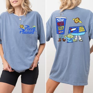 Comfort Colors® Toy Story Pizza Planet Shirt, Toy Story Alien T-shirt, Pixar Toy Story Matching Tee, Disneyland Family Vacation Crewneck