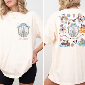 Disney Magic Castle Comfort Colors® Shirt, Disney Custom Best Day Ever T-shirt, Magic Kingdom Girls Vacation Tee, WDW Coquette Bow Crewneck
