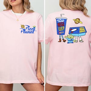 Comfort Colors® Toy Story Pizza Planet Shirt, Toy Story Alien T-shirt, Pixar Toy Story Matching Tee, Disneyland Family Vacation Crewneck