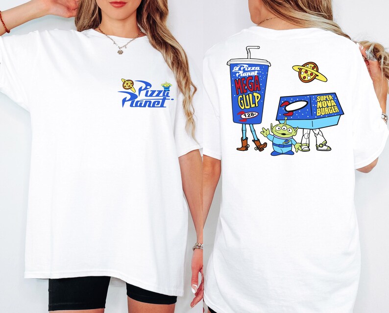 Comfort Colors® Toy Story Pizza Planet Shirt, Toy Story Alien T-shirt, Pixar Toy Story Matching Tee, Disneyland Family Vacation Crewneck