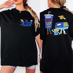 Comfort Colors® Toy Story Pizza Planet Shirt, Toy Story Alien T-shirt, Pixar Toy Story Matching Tee, Disneyland Family Vacation Crewneck